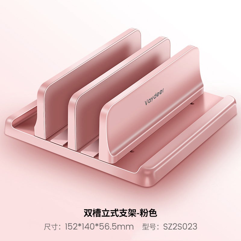 Laptop Vertical Stand, Side Vertical Placement, External Monitor Suspended Cooling Support Storage, Suitable For - Image 1